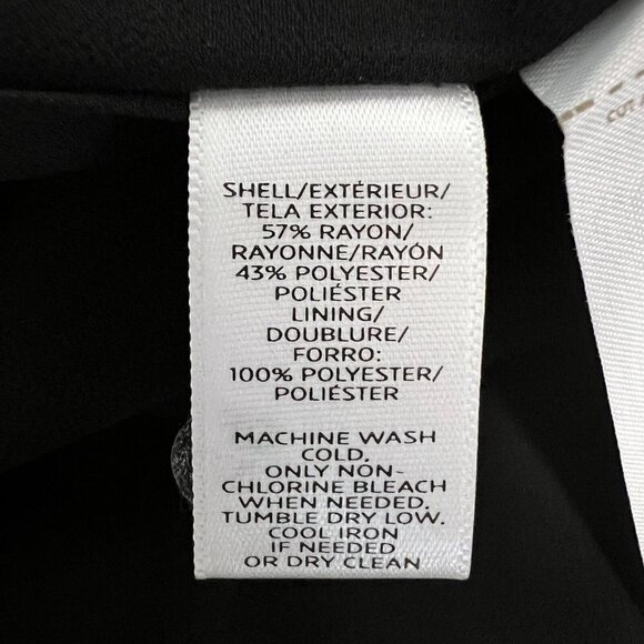 Loft Womens Multicolor Plaid Choker Neck Long Sleeve Shift Dress Size Medium New - Picture 9 of 11